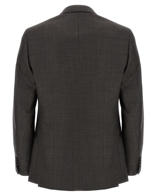 Brioni Black Wool Blazer Clothing for men