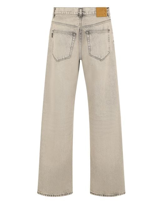 Haikure Natural Straight-Leg Jeans Cotton