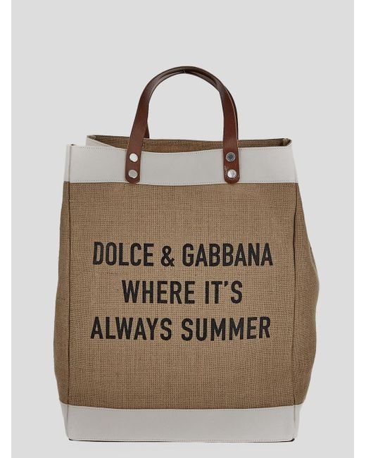 Dolce & Gabbana Natural Bum Bags for men