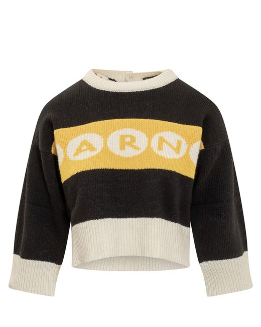 Marni Black Crewneck Sweater
