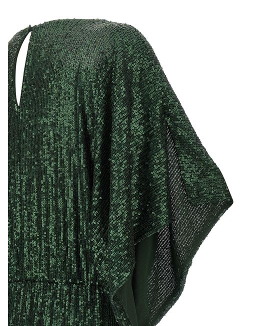 Norma Kamali Green Reverse Obie Dresses