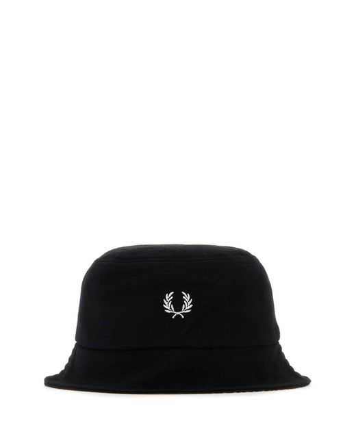 Fred Perry Black Cappello for men