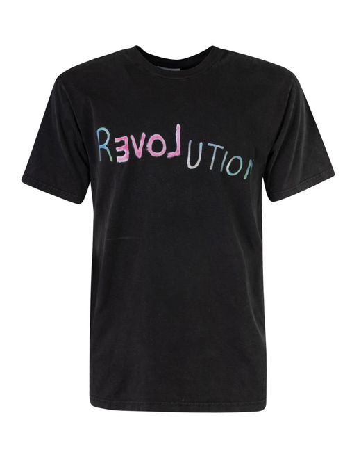 Bluemarble Revolution T-shirt in Black for Men | Lyst