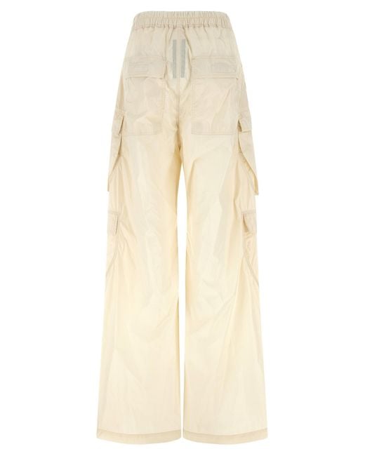 Rick Owens Natural 'Double Cargo Jumbo Belas' Pants
