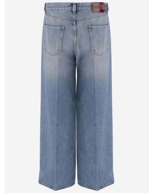 Gucci Blue Cotton Denim Jeans Trousers