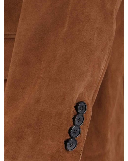 DUNST Brown Suede Jacket