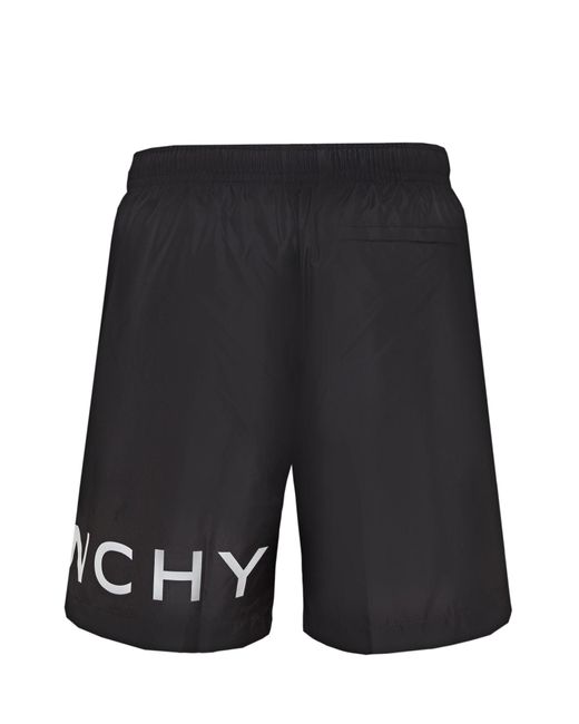 Givenchy Black Swimsuit With Logo for men