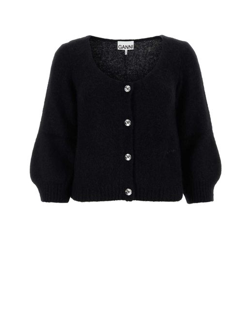 Ganni Black Cardigan