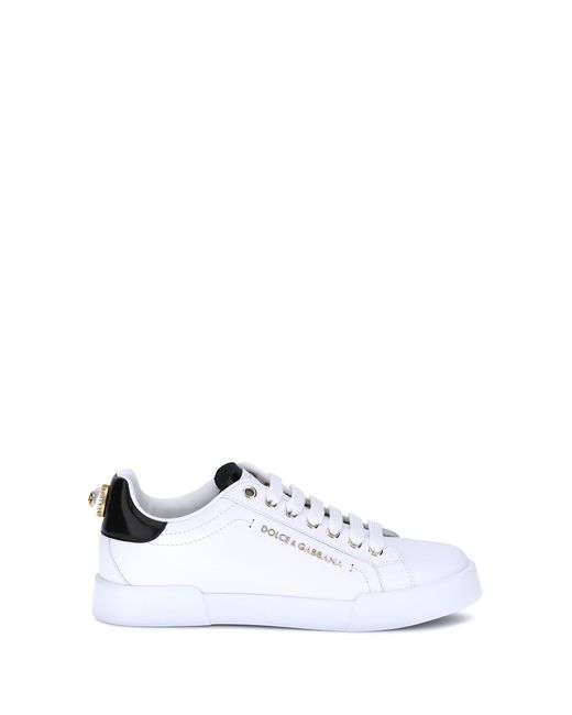 Dolce & Gabbana White Portofino Sneakers