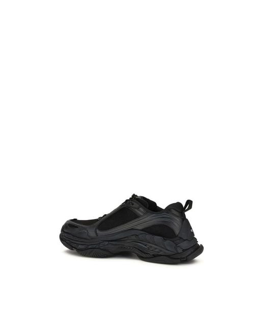 Balenciaga Black Polyester Athletic Sneakers for men