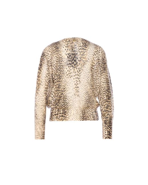 Twinset Natural Leopard Sweater