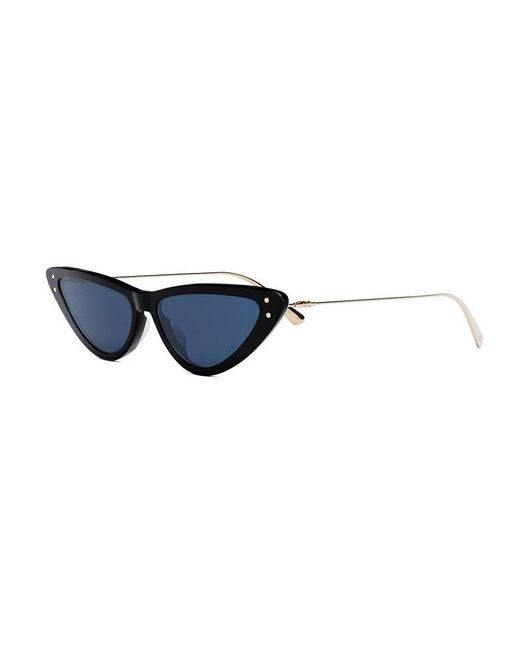 Dior Blue Sunglasses Cat Eye Full Rim, Shiny Frame And Lens Missb4U12B0