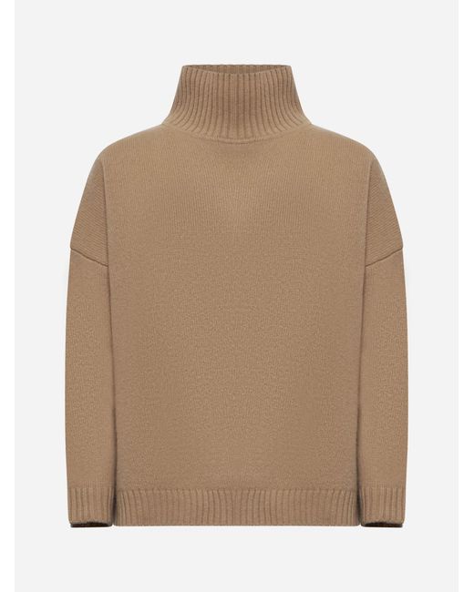 Weekend by Maxmara Natural Borgia Wool Turtleneck