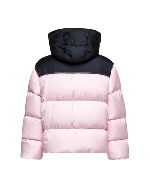 Off-White c/o Virgil Abloh Pink Nylon Hooded Down Jacket for men