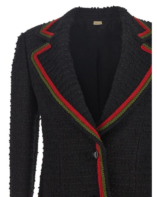 Gucci Black Tweed Jacket