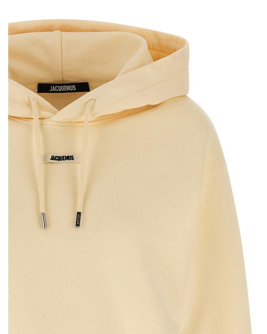 Jacquemus Natural 'Le Hoodie Gros-Grain' Hoodie