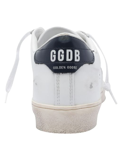 Golden Goose Deluxe Brand White Matchstar Sneakers for men