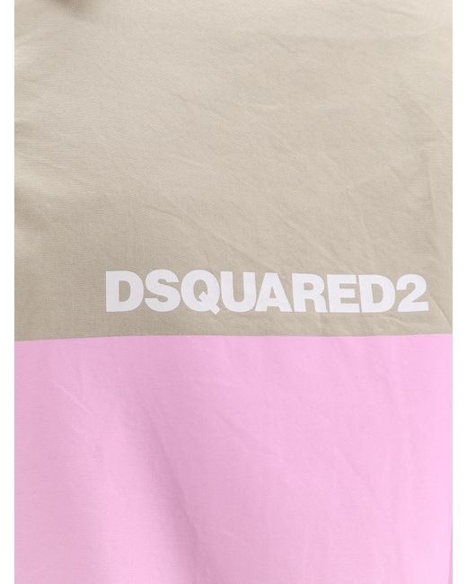 DSquared² Pink Rugby Hybrid for men