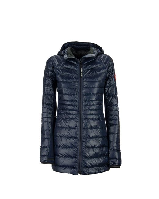 hybridge hooded down coat