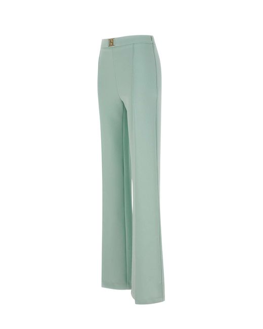 Elisabetta Franchi Green Daily Trousers
