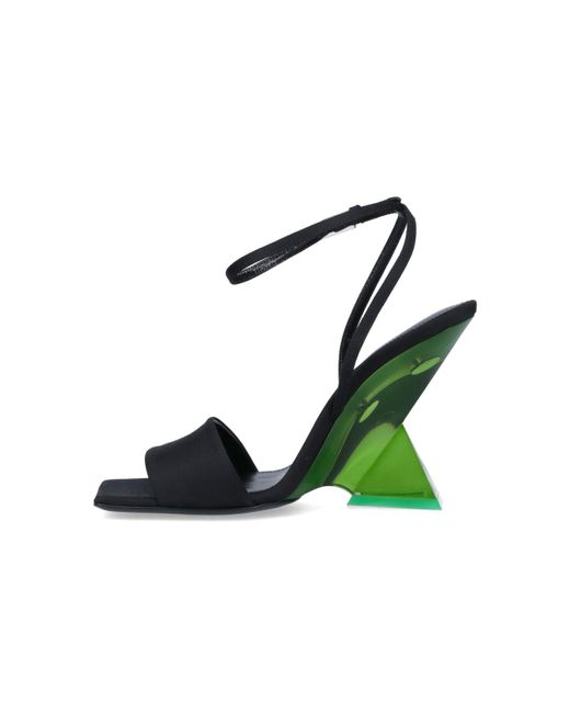 The Attico Green 'cheope' Sandals