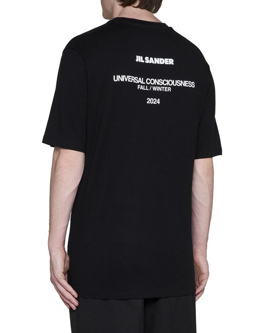 Jil Sander Black T-Shirts And Polos for men