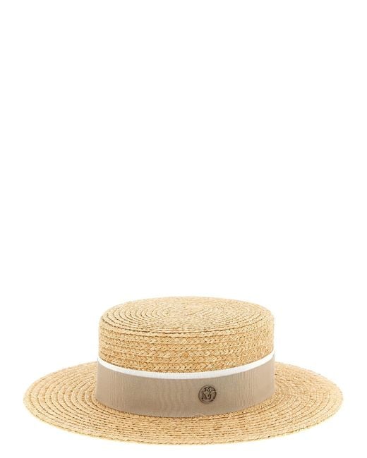 Maison Michel Natural 'Kiki' Hat