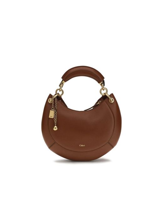 Chloé Brown Calf Leather Bos Taurus Shoulder Bag