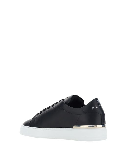 Philipp Plein Black Hexagon Low Top Sneakers for men