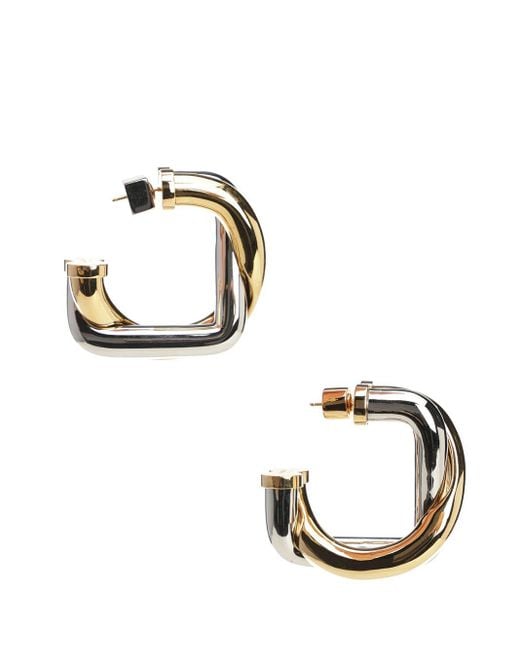 Jacquemus White Doppio Earrings