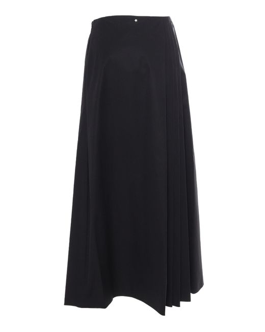 Lorena Antoniazzi Black Skirt With Pleats