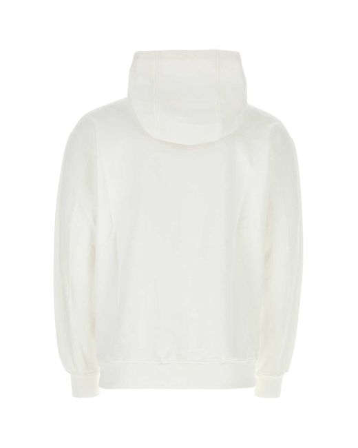 Casablancabrand White Cotton Sweatshirt for men