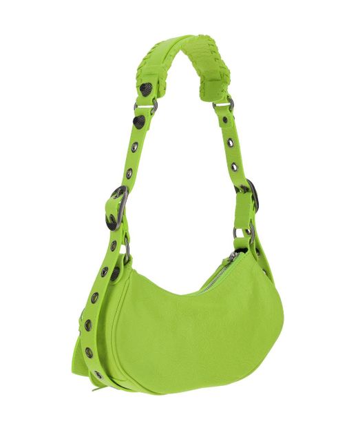 Balenciaga Green Le Cagole Shoulder Bag