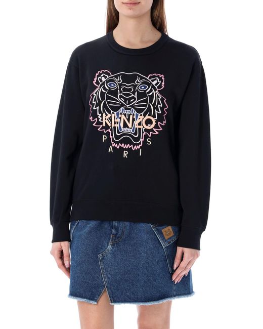 kenzo black tiger sweatshirt