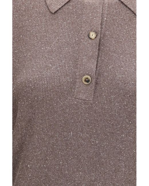 Calvin Klein Brown Long-Sleeve Sweater Silk