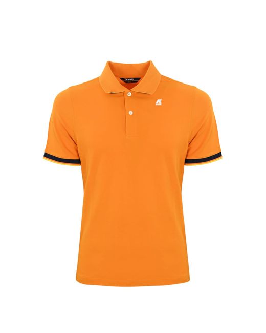 K-Way Orange Vincent Polo Shirt for men