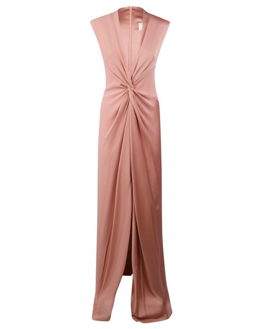 Max Mara Pink Pilard Dress
