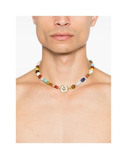 Casablanca Metallic Necklaces for men
