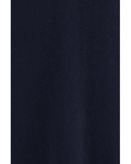 Malo Blue Long Cashmere Crewneck Dress Kashmir/Capra Hircus