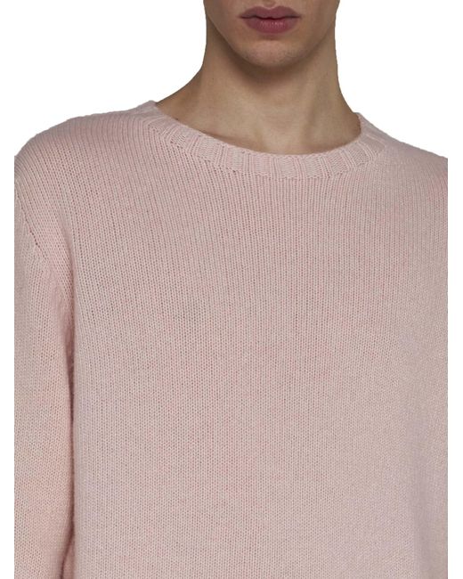Palm Angels Pink Sweaters for men