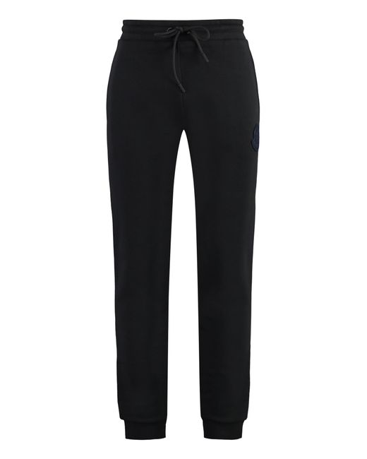 Moncler Black Jersey Sweatpants for men