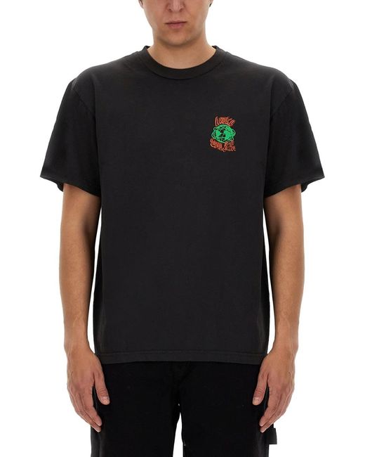 AWAKE NY Black Crawford T-Shirt for men