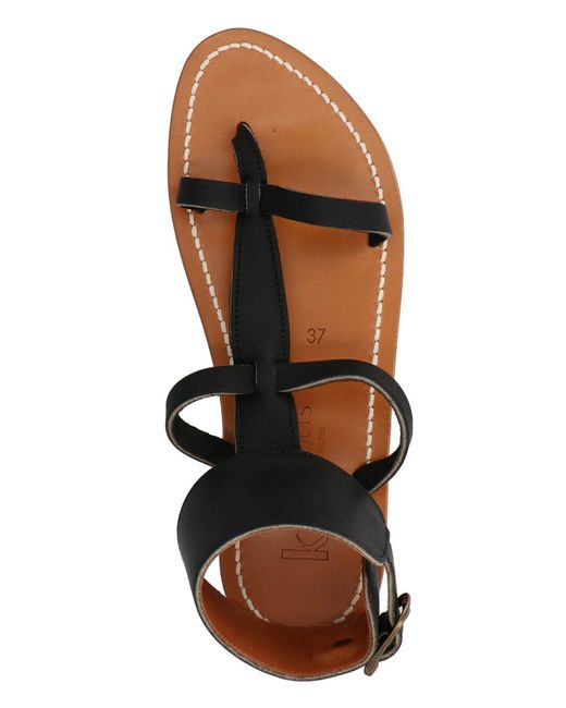 K. Jacques Black Caravelle Sandals