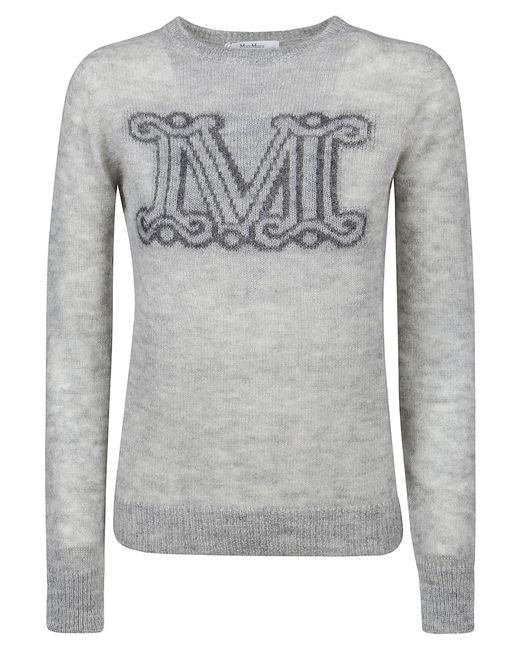 Max Mara Synthetic Ocra Sweater in Gray | Lyst