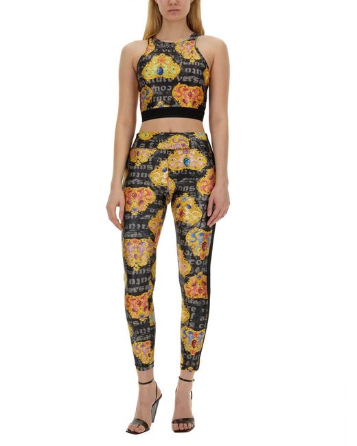 Versace Multicolor Top With Print
