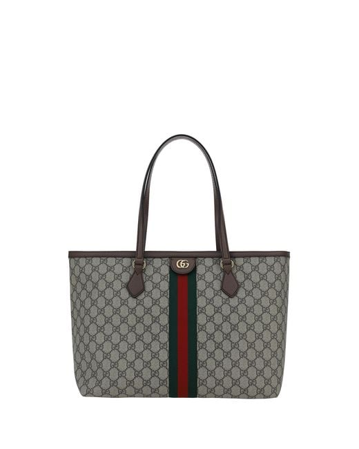 Gucci Gray Ophidia Shoulder Bag Handbags