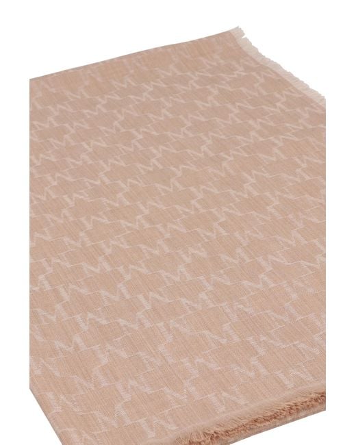 Max Mara Natural Stole Magico Virgin Wool Scarf