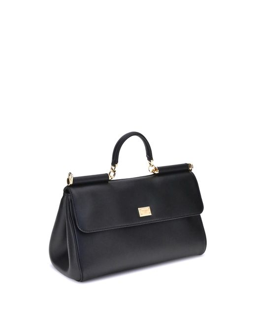 Dolce & Gabbana Blue My Sicily Handbag Calf Leather Bos Taurus Shoulder Bags