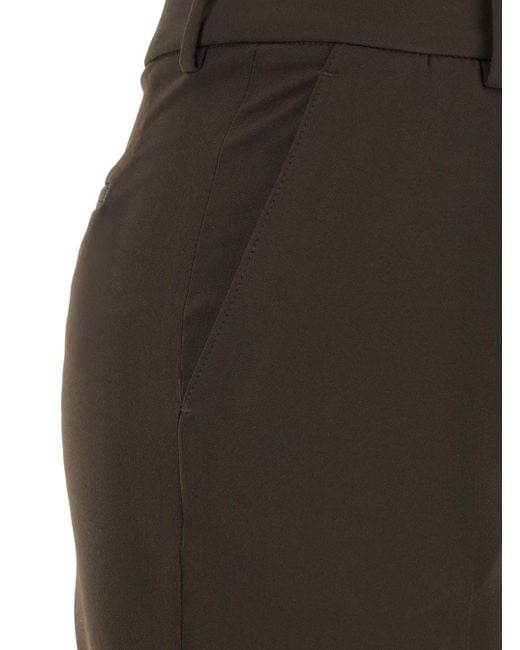 PT Torino Gray Pants With Belt Loops And Flared Leg