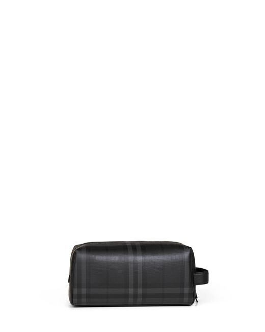 Burberry White Travel Case City Check Polyurethane Wallets & Cardholders for men